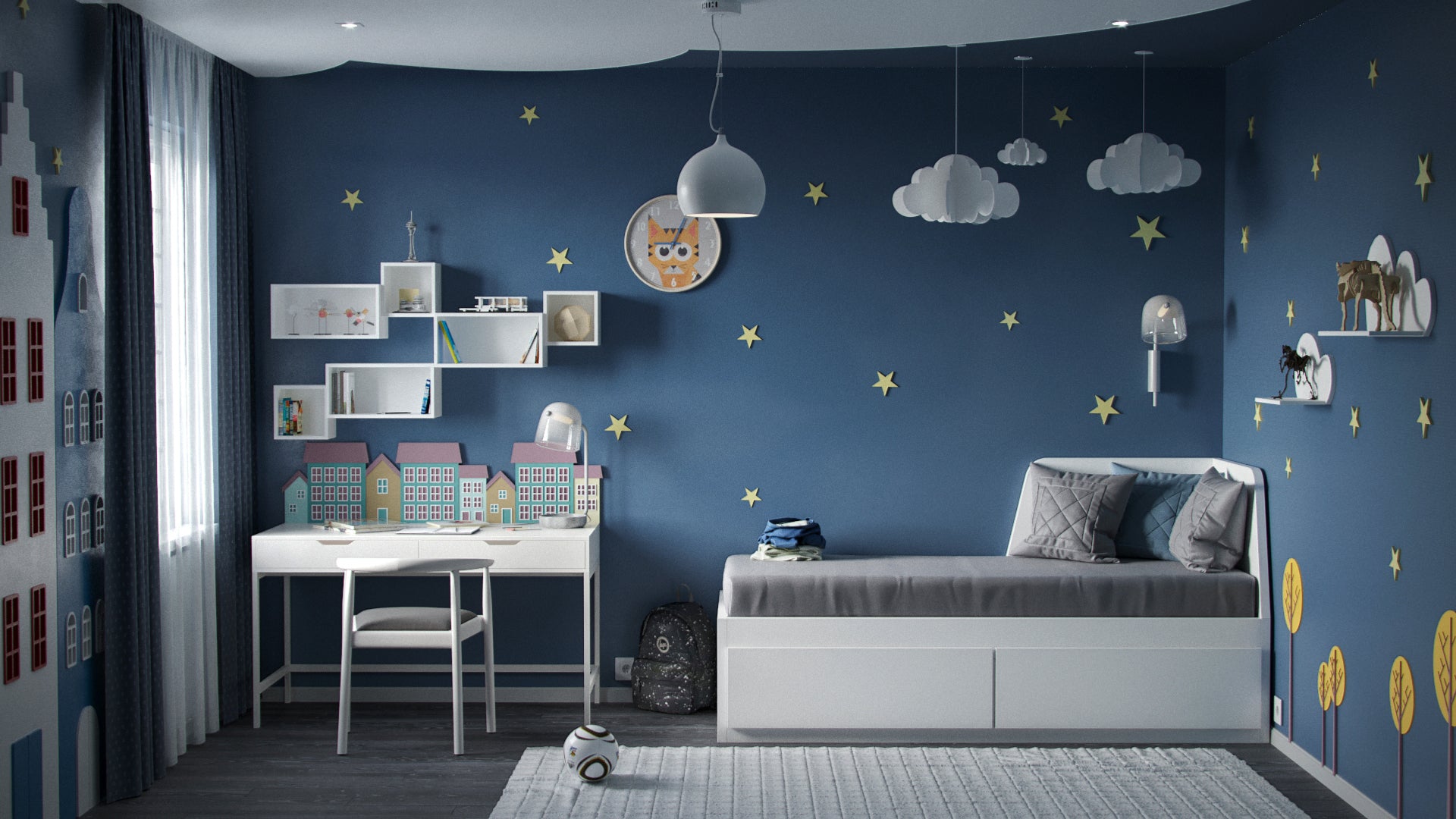 Çocuk Odaları İçin En Popüler Duvar Kağıdı Tasarımları