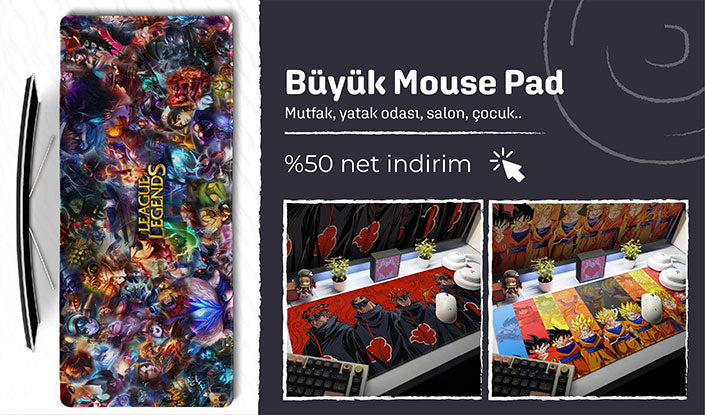 Oyuncular için Büyük Mouse Pad Modelleri ve Fiyatları