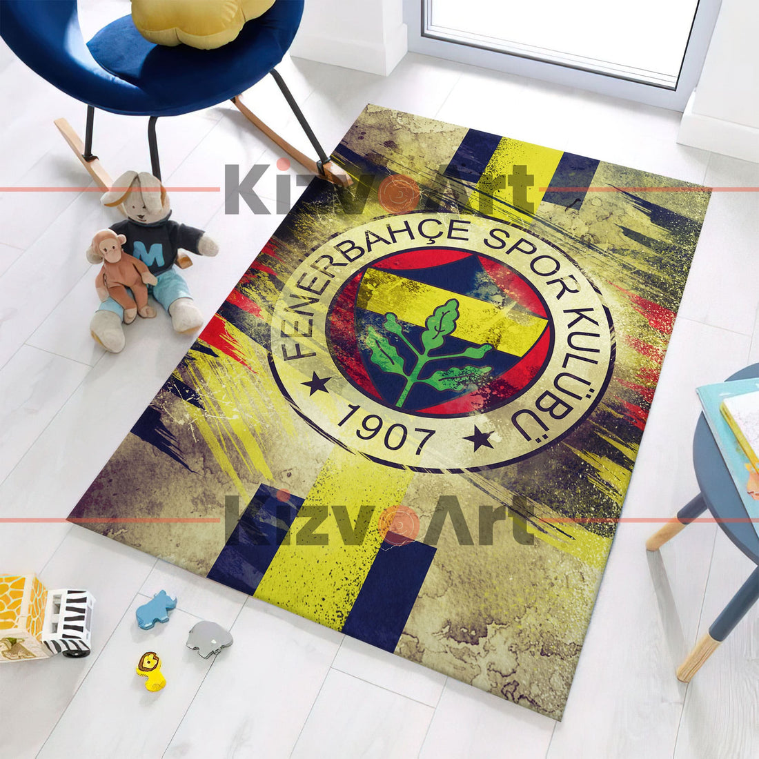Fenerbahçe Eskitme Çocuk Genç Halı