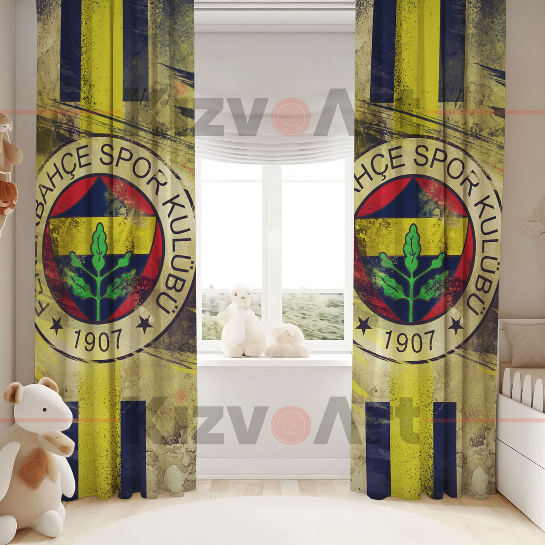 Fenerbahçe Eskitme Genç Çocuk Fon Perde