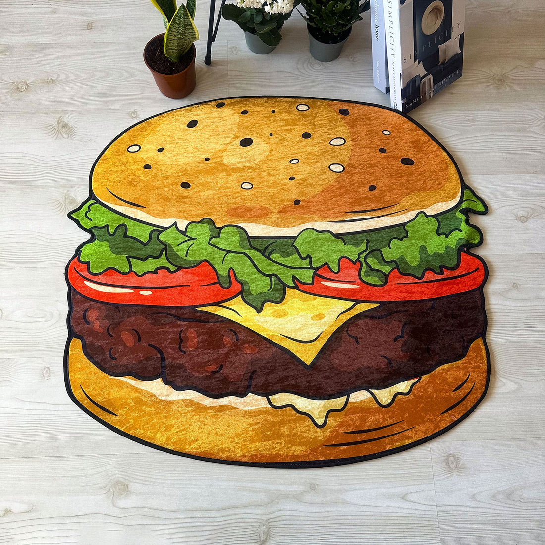 Hamburger Dekoratif Mutfak Özel Kesim Halı