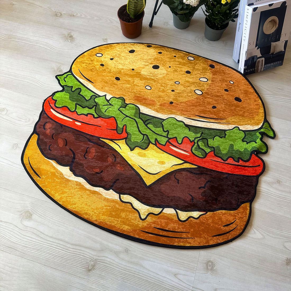 Hamburger Dekoratif Mutfak Özel Kesim Halı
